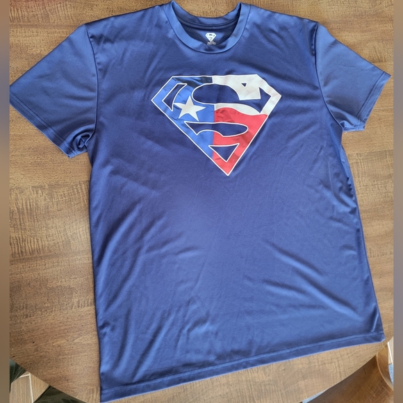 Blue xl dry fit superman t-shirt - Picture 2 of 5